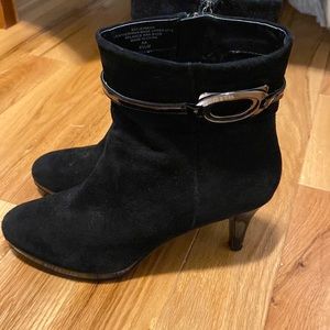 Black Suede Low boots